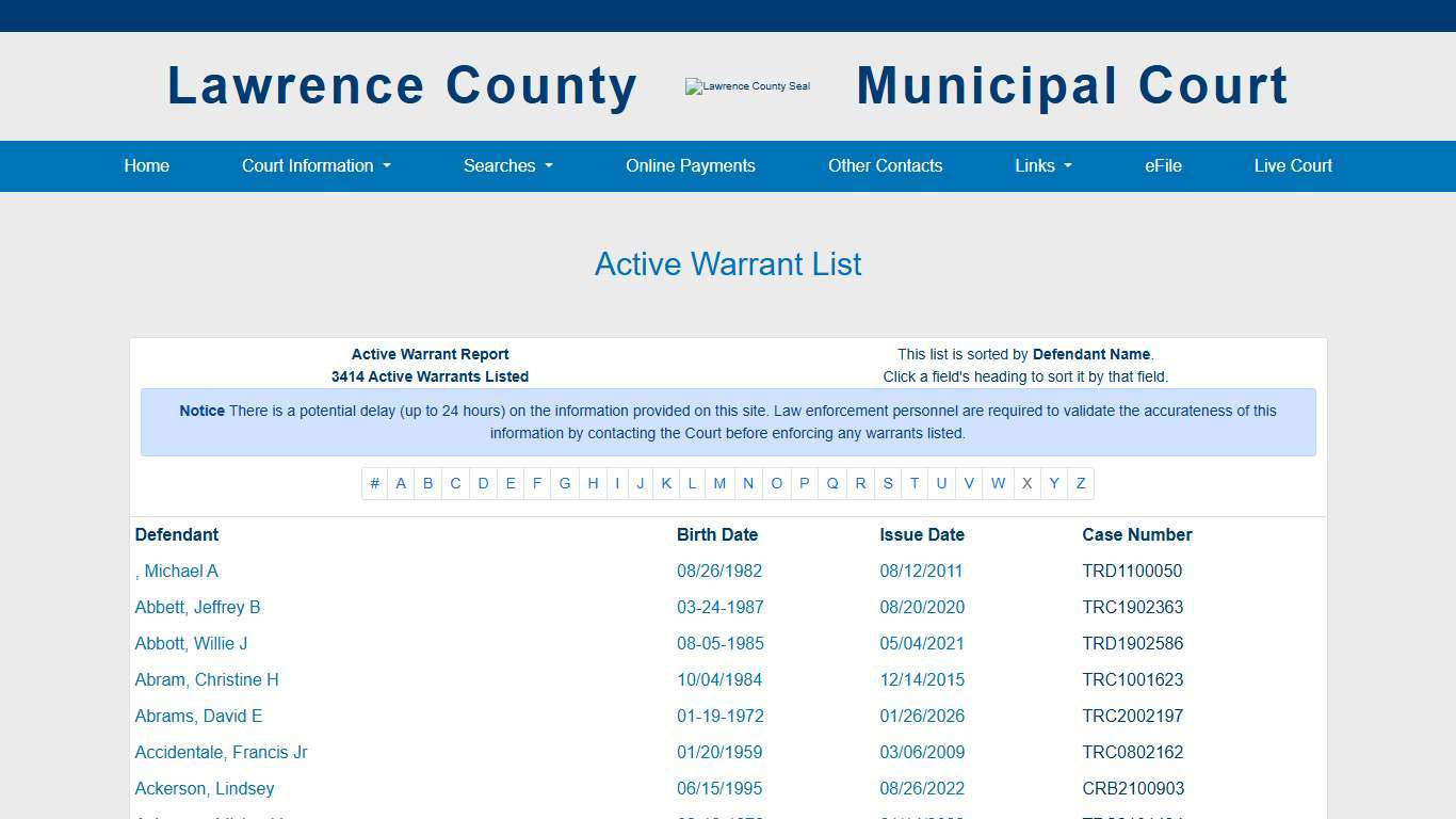 Lawrence County Municipal Court